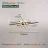 2025 new ceiling lamp Nordic modern LED lamp living room dining room bedroom lights ceiling chandelier - Image 16