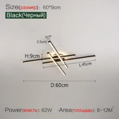 2025 new ceiling lamp Nordic modern LED lamp living room dining room bedroom lights ceiling chandelier - Image 16