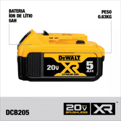 Combo Esmeril + Taladro Xr + 2 Baterias De 5 Ah +caja Color Amarillo/Negro - Imagen 7