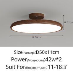 Lámpara de techo LED redonda retro para sala de estar, hogar, hotel, dormitorio, vintage, para habitación infantil - Image 7