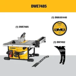 Sierra de mesa para trabajo, compacta, 8-1/4 pulgadas (21 cm)