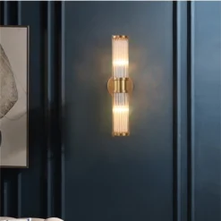 Nordic Wall Light Luxury Crystal Led Modern Gold Wall Lamp Corner Bedroom Wall Sconce Sconce Home Decor Bracket Lustre Fixtures