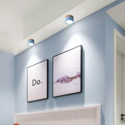 LED Downlight dimmable 5W 7W 9W12W15W Nordic wood modern Led surface mounted ceiling light spotlight, interior decoration light - Image 5