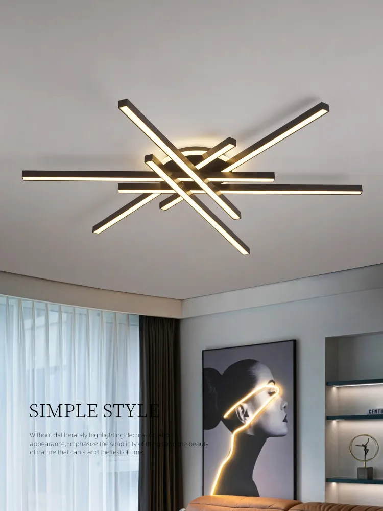 2025 new ceiling lamp Nordic modern LED lamp living room dining room bedroom lights ceiling chandelier