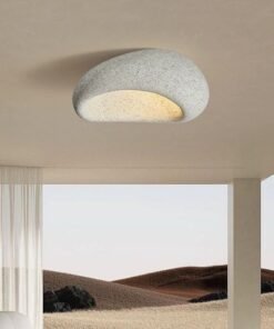 Lámpara de techo minimalista nórdica estilo Wabi Sabi, asequible, de lujo, estilo crema, para dormitorio, lustre, decoración del hogar, accesorios LED.