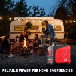 2500W Portable Inverter Gas Generator, CO Detect Super Quiet Low Oil Shutdown,for Camping - Imagen 8