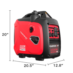 2500W Portable Inverter Gas Generator, CO Detect Super Quiet Low Oil Shutdown,for Camping - Imagen 6