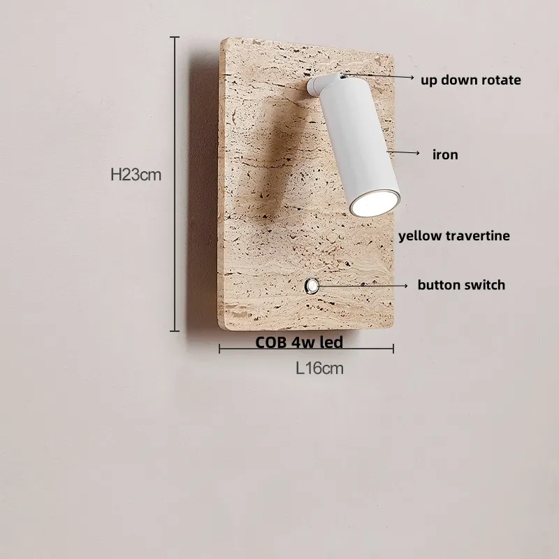 Lámpara de pared LED de vidrio blanco IWHD, lámpara de noche, vestíbulo, pasillo, estilo nórdico moderno, cueva amarilla, piedra creativa, lámpara de escalera - Image 15