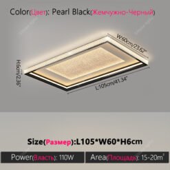 Lámpara de techo LED de diseño moderno, lámpara de techo con forma de anillo, adecuada para sala de estar, cocina, decoración romántica del hogar, luz de techo - Image 13