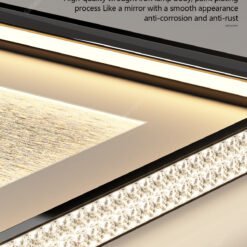 Lámpara de techo LED de diseño moderno, lámpara de techo con forma de anillo, adecuada para sala de estar, cocina, decoración romántica del hogar, luz de techo - Image 5
