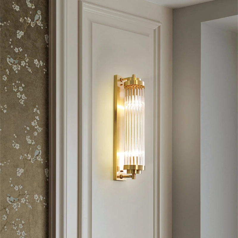 Nordic Wall Light Luxury Crystal Led Modern Gold Wall Lamp Corner Bedroom Wall Sconce Sconce Home Decor Bracket Lustre Fixtures - Image 4