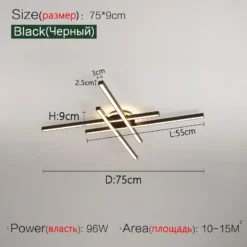 2025 new ceiling lamp Nordic modern LED lamp living room dining room bedroom lights ceiling chandelier - Image 17