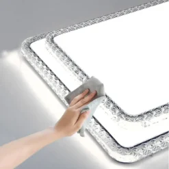 Modern Diamond Simple Design LED Ceiling Lamp White/Warm Light Bedroom Living Room Home Lighting Decorate Lustre Home Appliance - Image 4