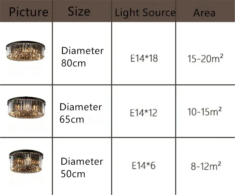 Lámpara de techo redonda moderna de cristal de lujo, lámpara de techo redonda negra E14, luminarias LED para cocina, comedor, dormitorio, iluminación del hogar. - Image 4