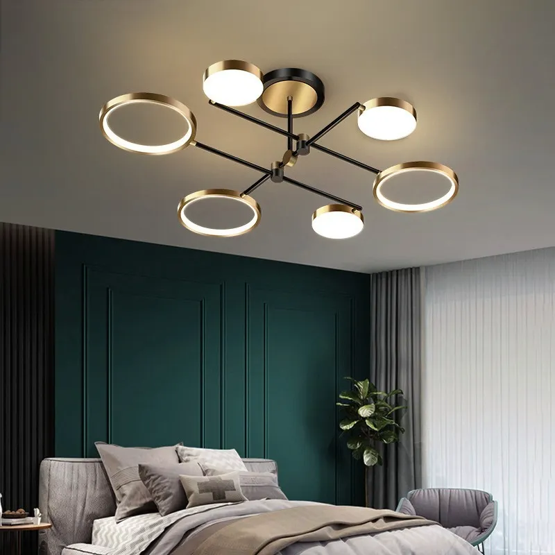 Nordic Light Luxury LED Lighting Branch Chandelier Living Room Bedroom Home Light Strip Lighting Wholesale Ceiling Light