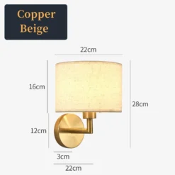 Lámpara de pared de noche con foco giratorio, moderna pantalla de tela, lámpara de lectura, aplique para dormitorio, decoración del hogar, LED E27 - Image 7