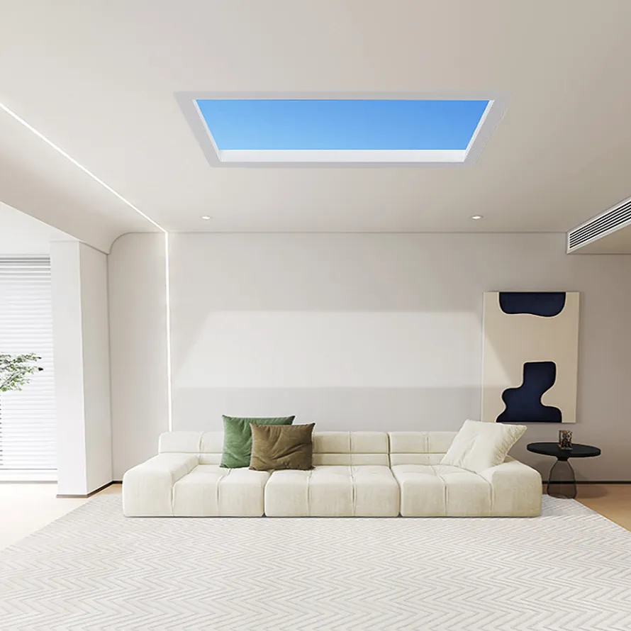 Blue sky light ceiling lamp for Bathroom Indoor Decor panel Kids room lamp Kitchen Natural Lighting Surface ceiling chandelier - Image 2