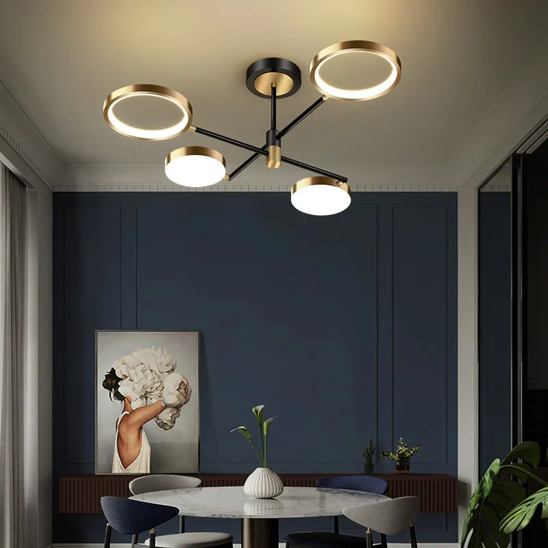 Nordic Light Luxury LED Lighting Branch Chandelier Living Room Bedroom Home Light Strip Lighting Wholesale Ceiling Light - Image 2