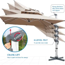 💥 PATIO RAIN GUARD LED FEED BY SOLAR ENERGY - Imagen 5
