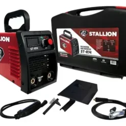 Alternative view of Combo Soldadora Inversora Maquina 130amp 110/220v Str14e Stallion + Careta Husky