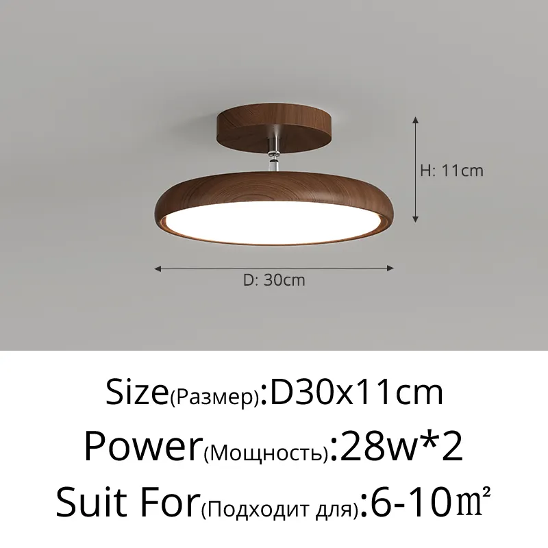Lámpara de techo LED redonda retro para sala de estar, hogar, hotel, dormitorio, vintage, para habitación infantil - Image 13