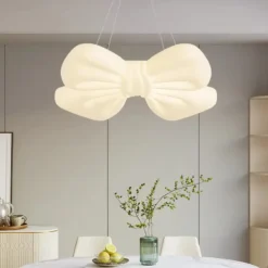 Creative Butterfly Knot Bedroom Led Ceiling Chandelier Modern Children's Room Lamp Home Decorate Living Room Dining Lamp Fixture - Image 4
