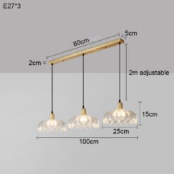 Lámpara de techo minimalista posmoderna de cobre de lujo para el hogar, el guardarropa, el dormitorio, el porche, el balcón, el pasillo, la iluminación de cristal. - Image 7