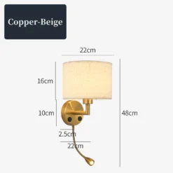 Lámpara de pared de noche con foco giratorio, moderna pantalla de tela, lámpara de lectura, aplique para dormitorio, decoración del hogar, LED E27 - Image 10