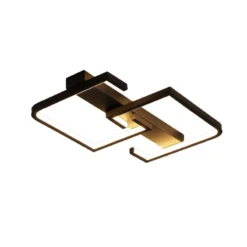 Nordic Remote control led Ceiling Lights Modern Bedroom Ceiling Light 220v Living Room Black dimmable led Ceiling Lamps Lighting - Image 5