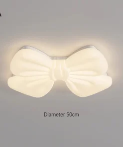 Creative Butterfly Knot Bedroom Led Ceiling Chandelier Modern Children's Room Lamp Home Decorate Living Room Dining Lamp Fixture - Image 6