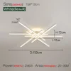 2025 new ceiling lamp Nordic modern LED lamp living room dining room bedroom lights ceiling chandelier - Image 7