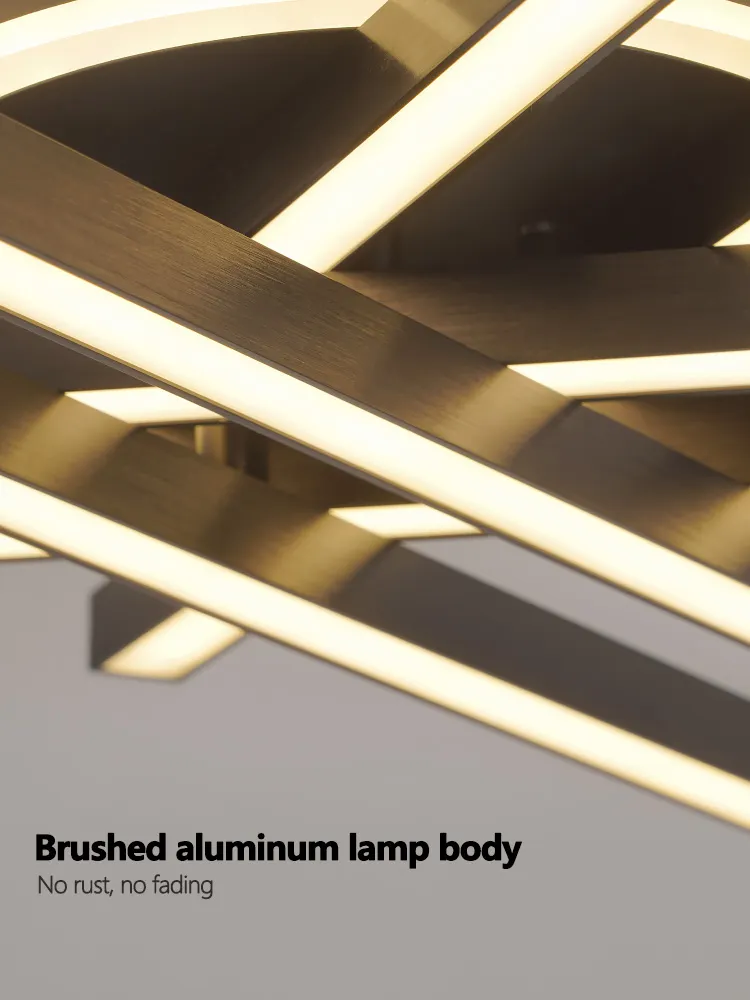 2025 new ceiling lamp Nordic modern LED lamp living room dining room bedroom lights ceiling chandelier - Image 4