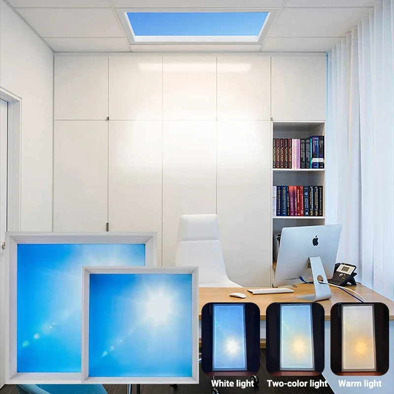 Blue sky light ceiling lamp for Bathroom Indoor Decor panel Kids room lamp Kitchen Natural Lighting Surface ceiling chandelier - Image 5
