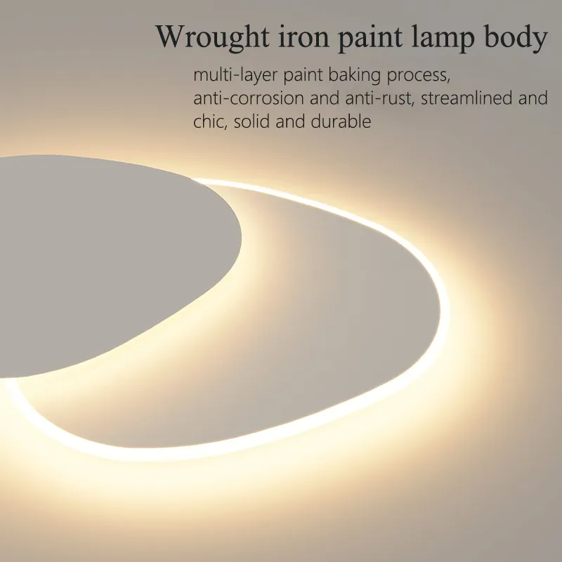 Living room main light oval eye protection lamp minimalist art bedroom ceiling light modern minimalist design ceiling - Image 5