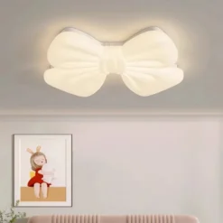 Creative Butterfly Knot Bedroom Led Ceiling Chandelier Modern Children's Room Lamp Home Decorate Living Room Dining Lamp Fixture - Image 5