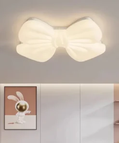 Creative Butterfly Knot Bedroom Led Ceiling Chandelier Modern Children's Room Lamp Home Decorate Living Room Dining Lamp Fixture - Image 3