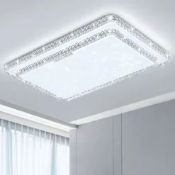 Alternative view of Modern Diamond Simple Design LED Ceiling Lamp White/Warm Light Bedroom Living Room Home Lighting Decorate Lustre Home Appliance