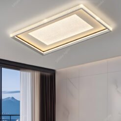 Lámpara de techo LED de diseño moderno, lámpara de techo con forma de anillo, adecuada para sala de estar, cocina, decoración romántica del hogar, luz de techo