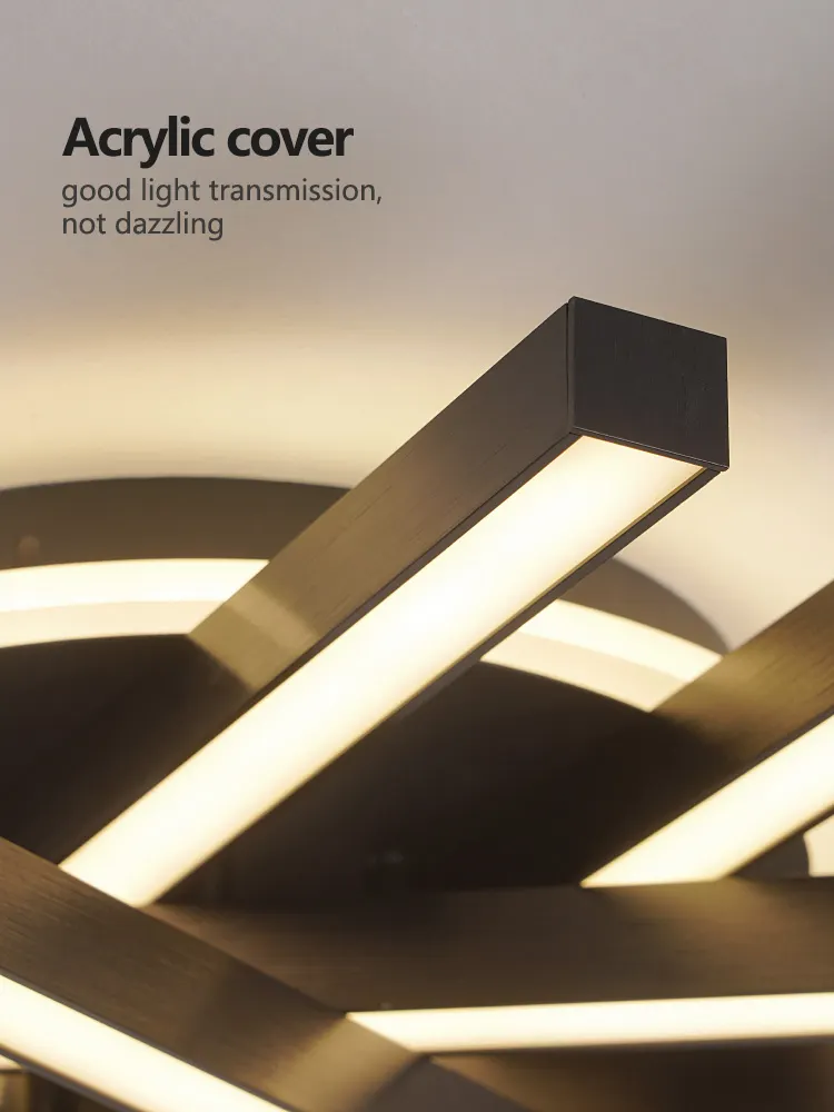 2025 new ceiling lamp Nordic modern LED lamp living room dining room bedroom lights ceiling chandelier - Image 5