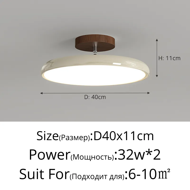 Lámpara de techo LED redonda retro para sala de estar, hogar, hotel, dormitorio, vintage, para habitación infantil - Image 11