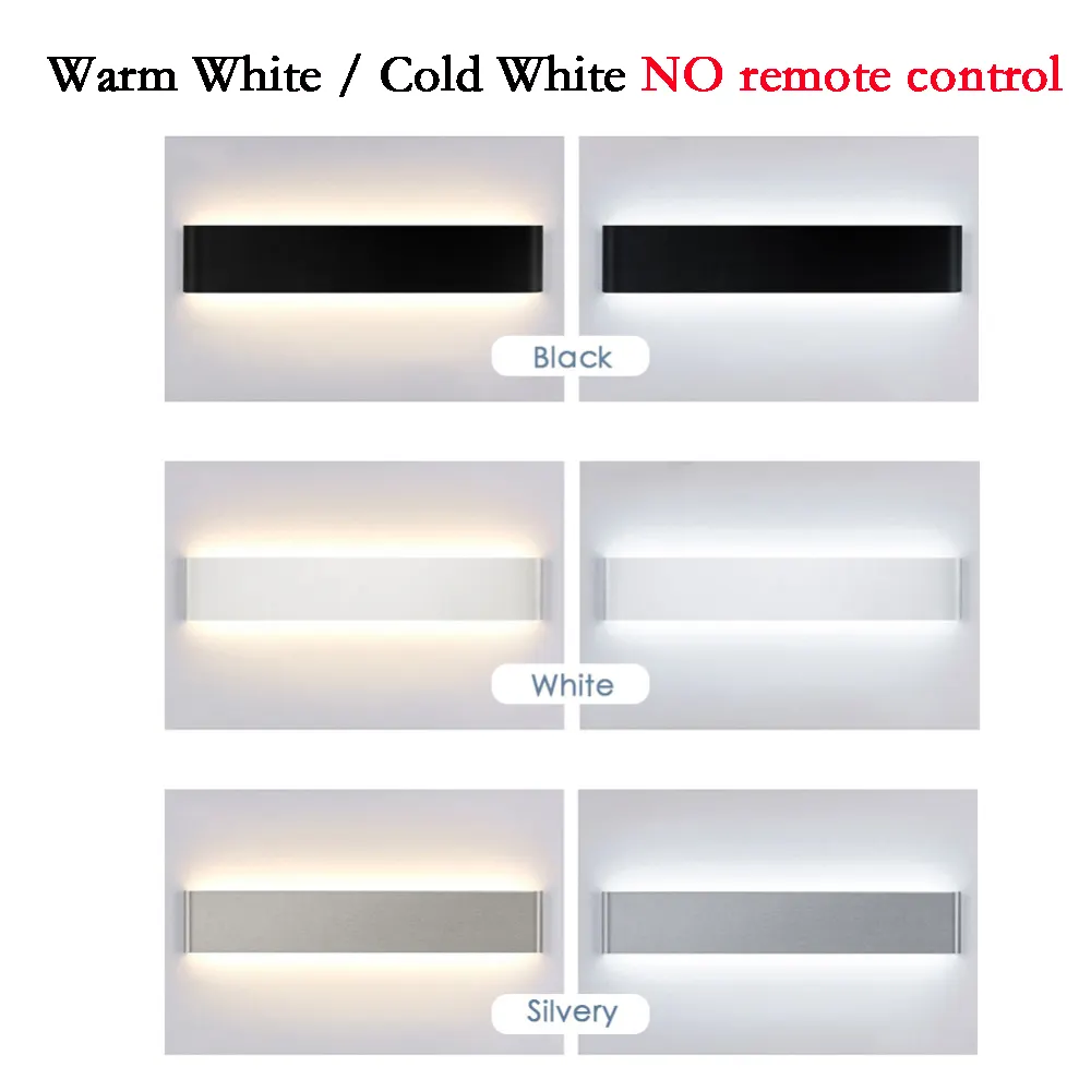 Lámpara de pared LED moderna regulable 110/220 V, lámpara de interior, apliques de pared, escalera, dormitorio, mesita de noche, sala de estar, iluminación del pasillo del hogar. - Image 2