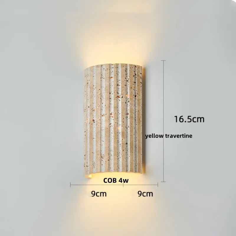 Lámpara de pared LED de vidrio blanco IWHD, lámpara de noche, vestíbulo, pasillo, estilo nórdico moderno, cueva amarilla, piedra creativa, lámpara de escalera - Image 8