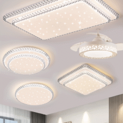 Modern Diamond Simple Design LED Ceiling Lamp White/Warm Light Bedroom Living Room Home Lighting Decorate Lustre Home Appliance