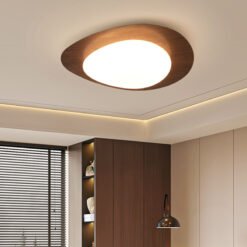 Alternative view of Pebble ceiling lamp led wood Ceiling Light Modern Retro Art Acrylic minimalist lampfor Living Room bedroom decoration lighting