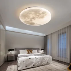 Lámpara de luna nórdica regulable sin niveles - Lámpara LED de pared/techo para sala de estar, dormitorio y decoración del hogar - Image 4