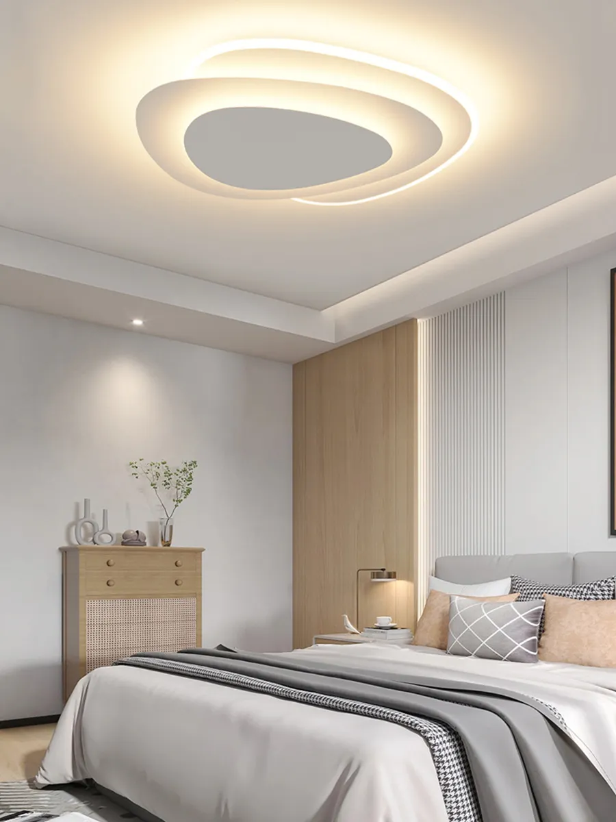 Living room main light oval eye protection lamp minimalist art bedroom ceiling light modern minimalist design ceiling - Image 2