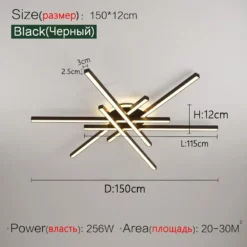 2025 new ceiling lamp Nordic modern LED lamp living room dining room bedroom lights ceiling chandelier - Image 9