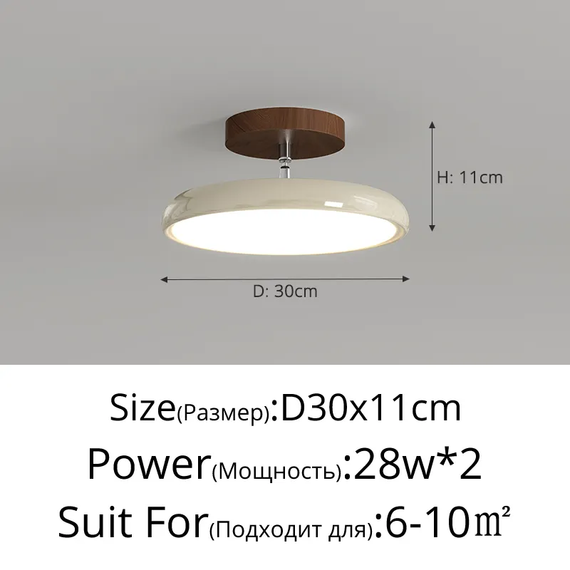 Lámpara de techo LED redonda retro para sala de estar, hogar, hotel, dormitorio, vintage, para habitación infantil - Image 14