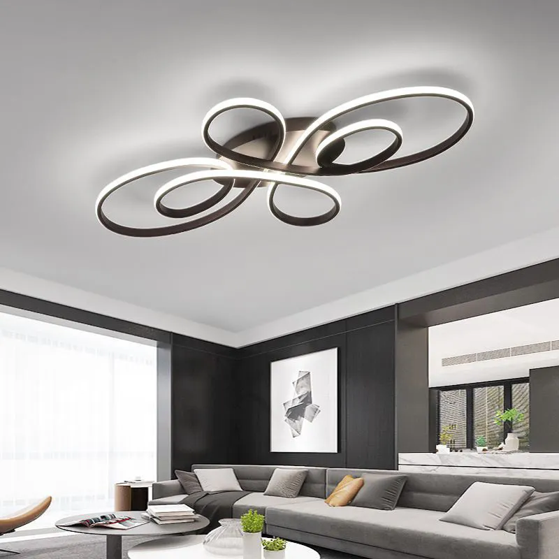 Low Floor Living Room Ceiling Lights Remote Control Modern LED Surface Mounted Light Fixture Dining Room led Ceiling Lamps Dimme - Image 4