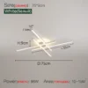 2025 new ceiling lamp Nordic modern LED lamp living room dining room bedroom lights ceiling chandelier - Image 11